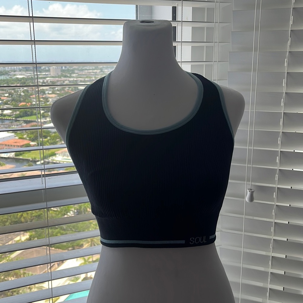Soul cycle two tone sports bra